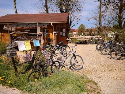 Destination Balade et les cabanes de la guide, Loueur de Vélos à Pont-de-Poitte