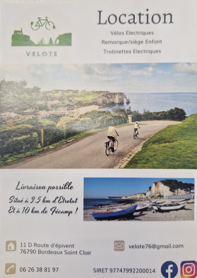 Velote, Service De Location De Vélos à Étretat