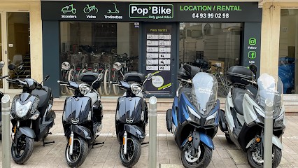 Pop'Bike Cannes : Location Scooters, Vélos, Et Trottinette Electrique, Loueur de Vélos à Cannes